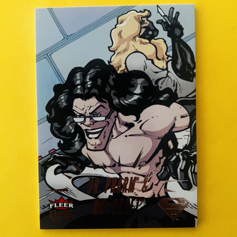 2025 Fleer Ultra Superman #61 Dr. Pharm & Mr. Graft Base Card DC Comics